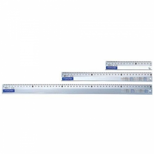 잇썸몰,브레인)알루미늄 컷팅자(30cm)은-갑(12개입)