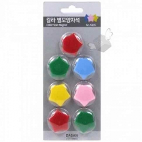 잇썸몰,칼라 별모양 자석 7P