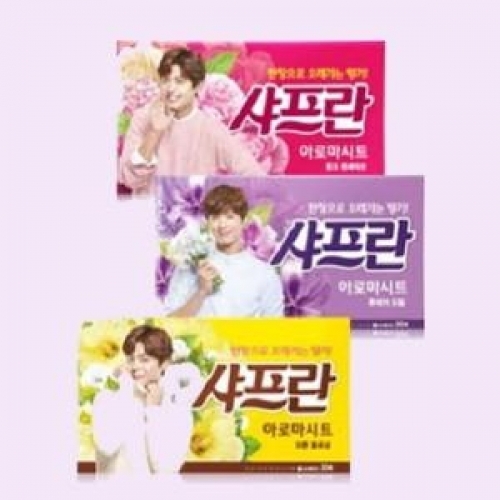 잇썸몰,lg생활건강 샤프란시트  아로마시트30매  3종택일 후레쉬드럼 핑크 코튼