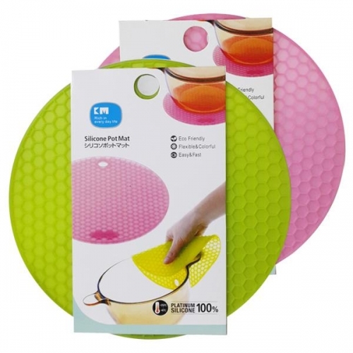 잇썸몰,일본마트상품 벌집 실리콘 냄비받침