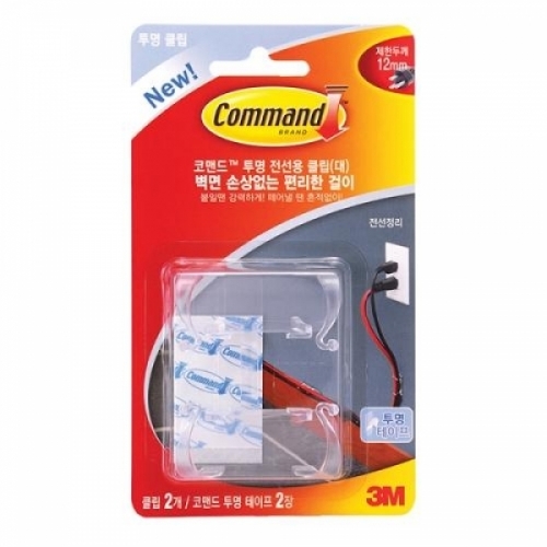 잇썸몰,3M)코맨드 전선용 클립(17303_대)-박스(24개입)