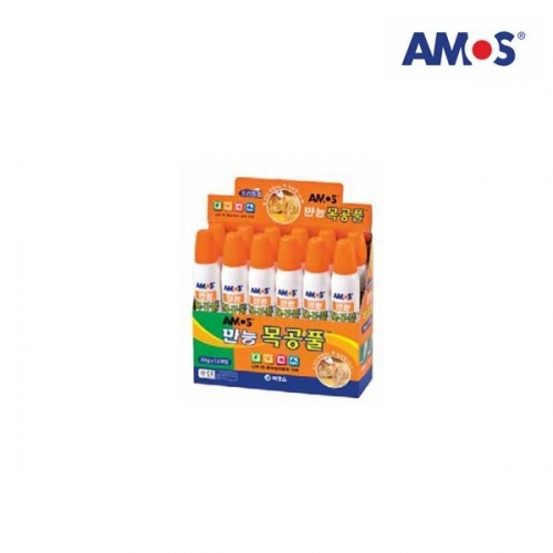 잇썸몰,AMOS 목공풀 36g 12개입