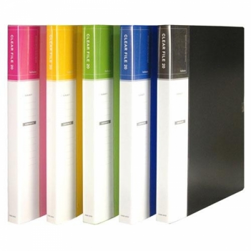 잇썸몰,모든오피스)클리어화일인덱스(A4_20매_연두색)-박스(80개입)