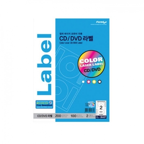 잇썸몰,CD DVD용라벨(CL-3642P 100매 한국폼텍)