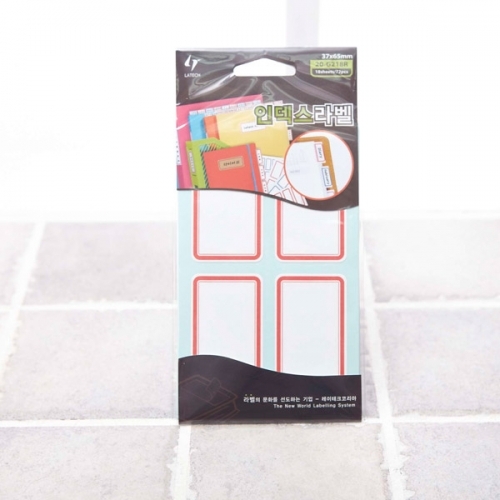 잇썸몰,라벨 견출지 (20-G218R) 인덱스 라벨