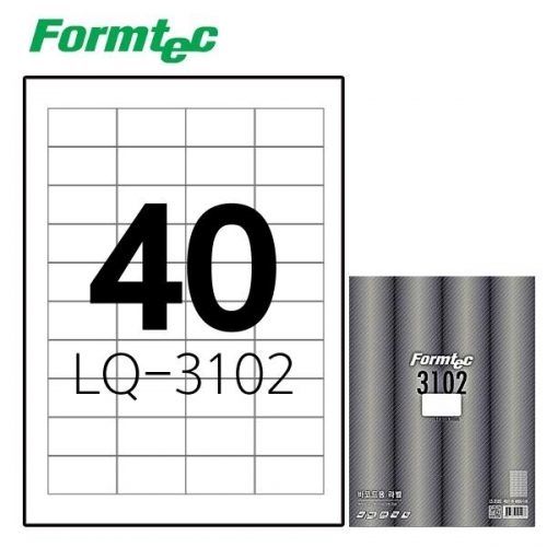 잇썸몰,폼텍 LQ-3102 20매 레이저 광택 라벨