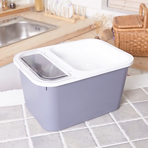 잇썸몰,청아올패스미니잡곡쌀통10kg 다크그레이