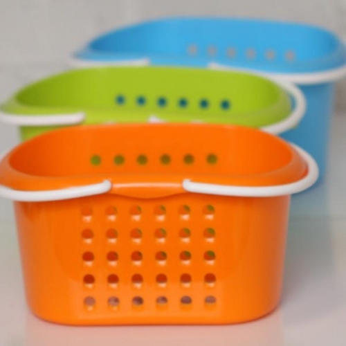 잇썸몰,파스텔 웨이브 목욕바구니(소)