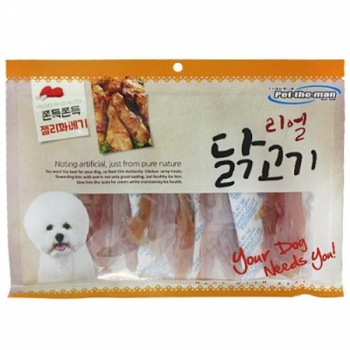 잇썸몰,펫더맨 리얼 닭고기 젤리 꽈배기 - 300g