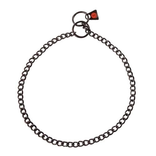 잇썸몰,강아지 고양이 반려 애견 개목걸이 블랙 스텐 목줄 2mmX45cm