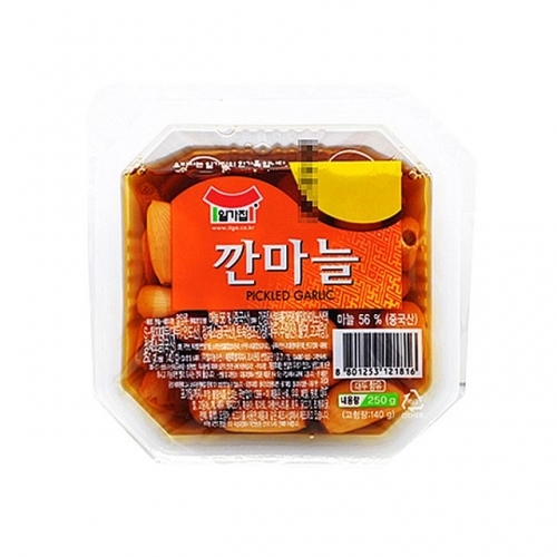 잇썸몰,일가집 깐마늘 250g X 18EA_1BOX