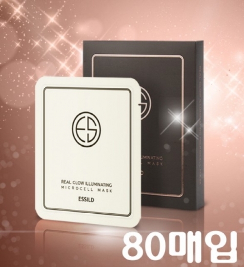 잇썸몰,(에실드) 광채 마스크팩 80매입 물광 천연 프리미엄 여신 셀럽 마카 마스크팩