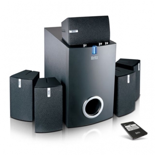 잇썸몰,브리츠 BR-5100 Castle 5.1채널 스피커 리모콘 고음질