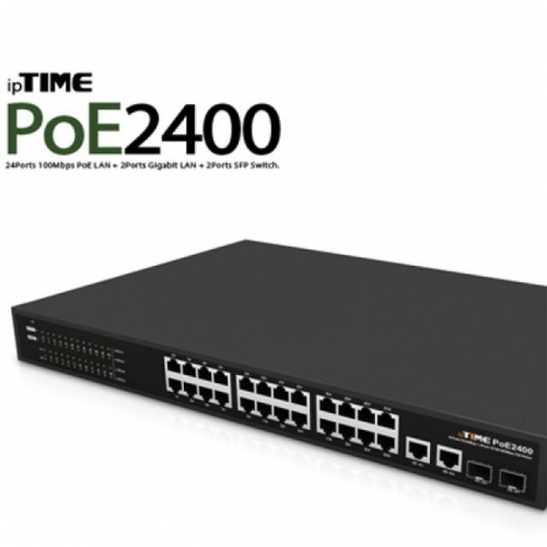 잇썸몰,　아이피타임 24포트 PoE 스위칭 허브