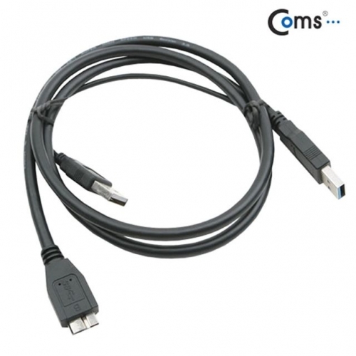 잇썸몰,Coms) Micro B(외장하드 전용) USB 3.0 케이블-60CM