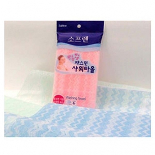 잇썸몰,쟈스민샤워타올 1개 때수건 샤워타울 샤워볼 때타울