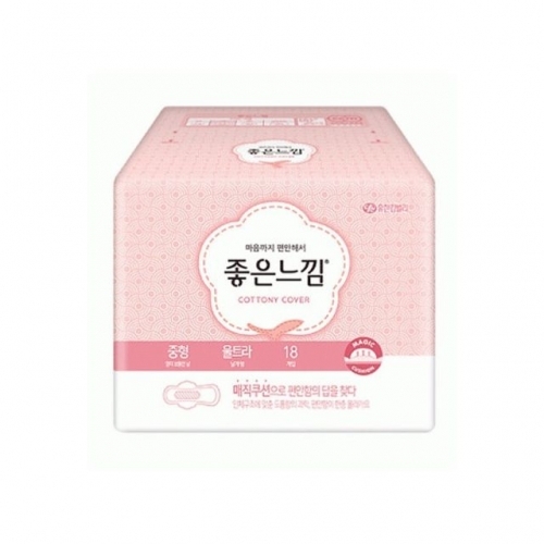 잇썸몰,유한)좋은느낌 매직쿠션 생리대 울날중 18p