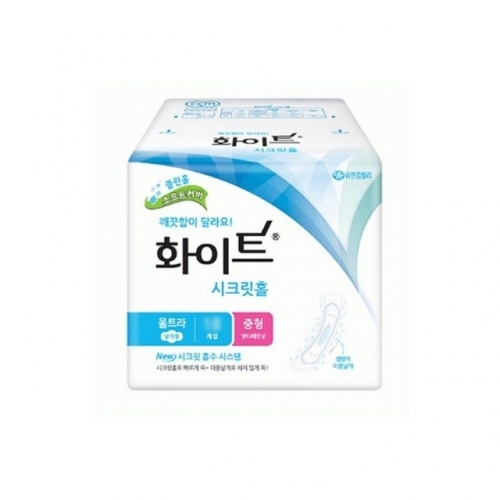 잇썸몰,유한)화이트 시크릿 생리대 슬날중 12p(반품불가)