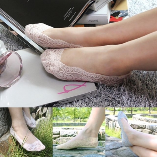 잇썸몰,사방스판 올실리콘 레이스 스타킹 덧신