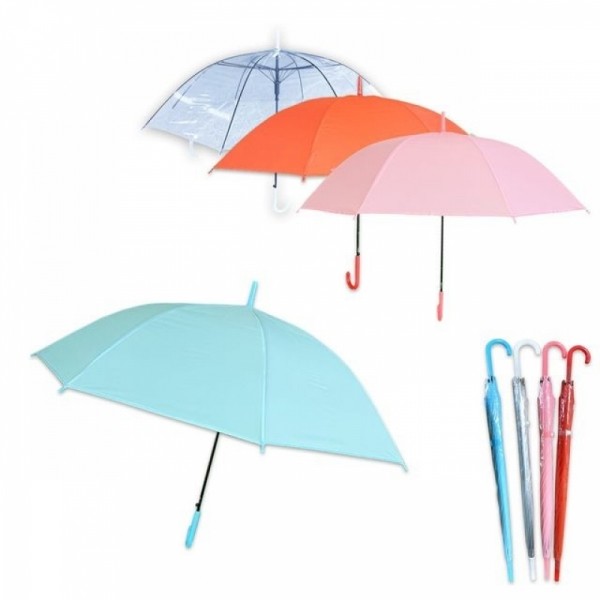 잇썸몰,컬러우산 예쁜우산 투명 파스텔 장우산
