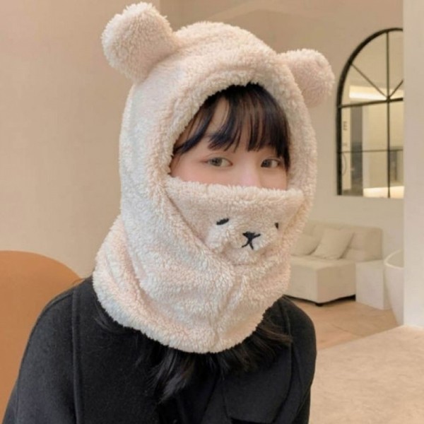 잇썸몰,귀여운 러블리한 데이트룩 페미닌 여성 토끼 방한모