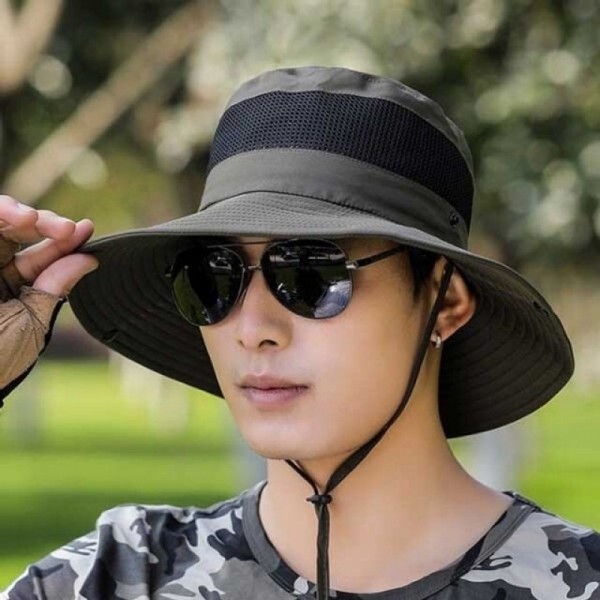 잇썸몰,남성 정글모자 메쉬 등산 캠핑 낚시 야외활동 차박