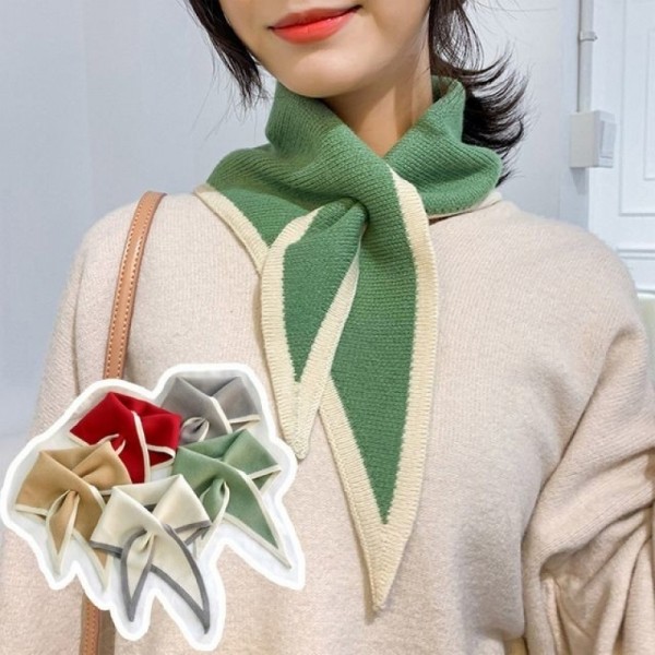 잇썸몰,트라이앵글 니트 스카프 OLS003