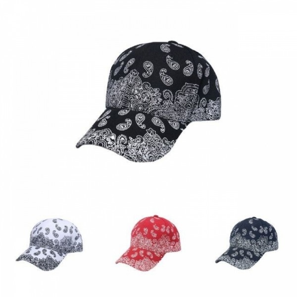잇썸몰,캐슈 플라워 프린팅 패션 볼캡 야구모자