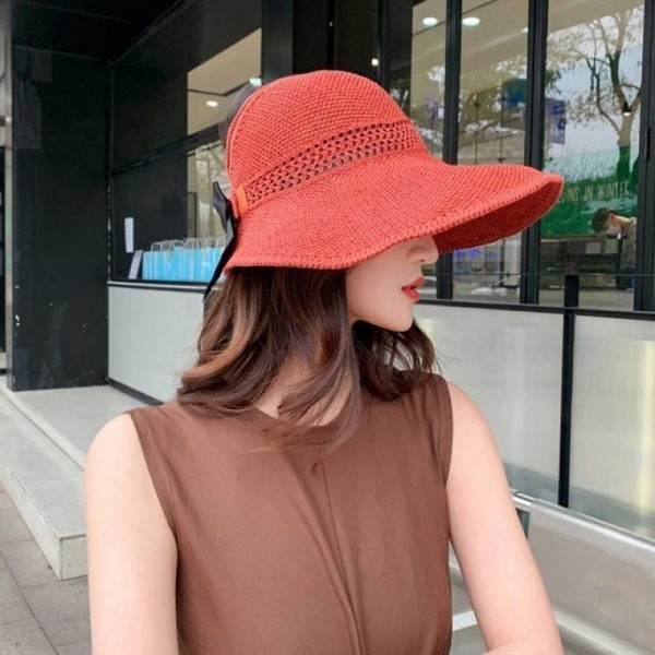 잇썸몰,리본 왕골 모자 여름 휴가 패션 햇빛 썬바이저 선캡