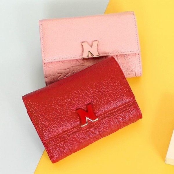 잇썸몰,니꼴레닉 NW-144B 심플 베이직 여성지갑 중지갑 선물