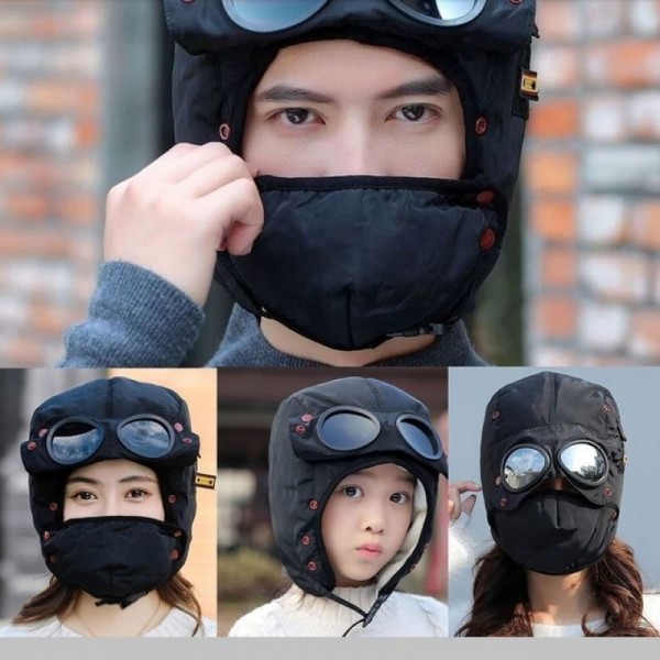 잇썸몰,이시아르 얼굴 전체커버 방한모자 스키모 보드모자