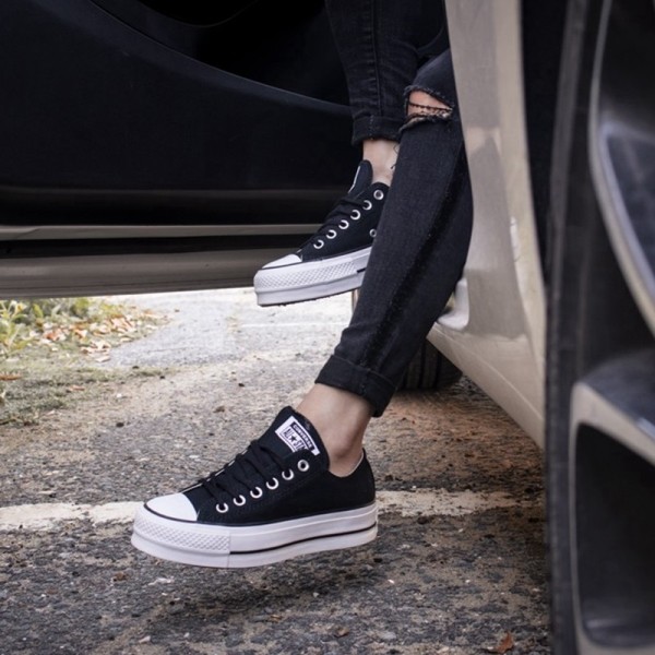 잇썸몰,컨버스 척테일러 올스타 리프트 캔버스 블랙 560250C  화이트 560251C