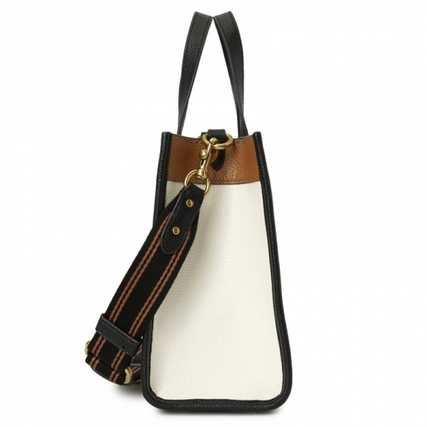 잇썸몰,코치 필드 22 컬러블럭 B4 CHALK MULTI 여자 토트겸숄더백 C3461