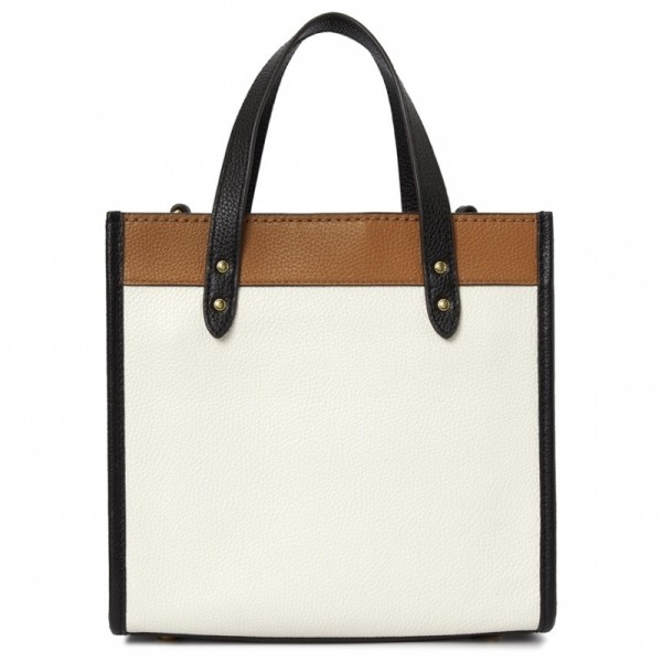 잇썸몰,코치 필드 22 컬러블럭 B4 CHALK MULTI 여자 토트겸숄더백 C3461