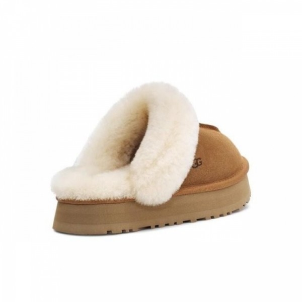 잇썸몰,어그 UGG 디스케트 털슬리퍼 양털 스웨이드 방한 털신 체스트넛 1122550-CHE