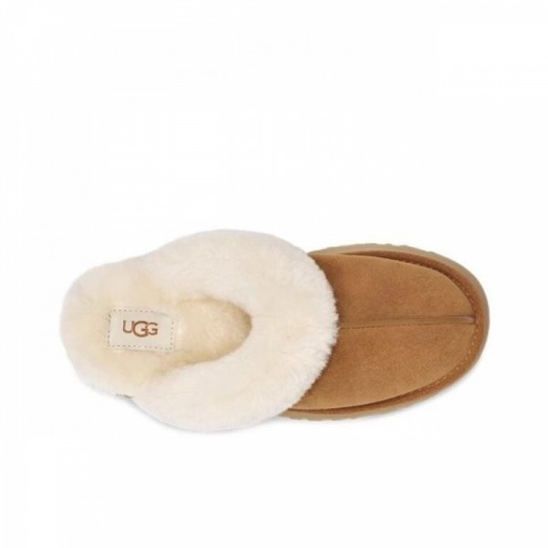 잇썸몰,어그 UGG 디스케트 털슬리퍼 양털 스웨이드 방한 털신 체스트넛 1122550-CHE