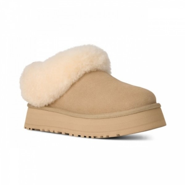 잇썸몰,어그 UGG WOMEN 양모 칼라 앵클 슬리퍼 타젤 - 머스타드 시드 1171393-MDSD