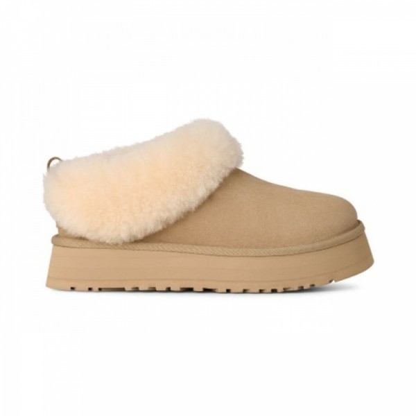 잇썸몰,어그 UGG WOMEN 양모 칼라 앵클 슬리퍼 타젤 - 머스타드 시드 1171393-MDSD