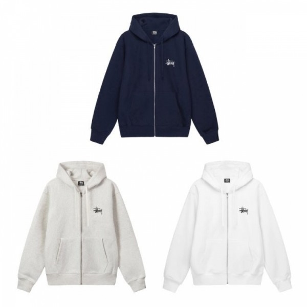 잇썸몰,스투시 베이직 스투시 후드 집업 퍼티 2022 1974762