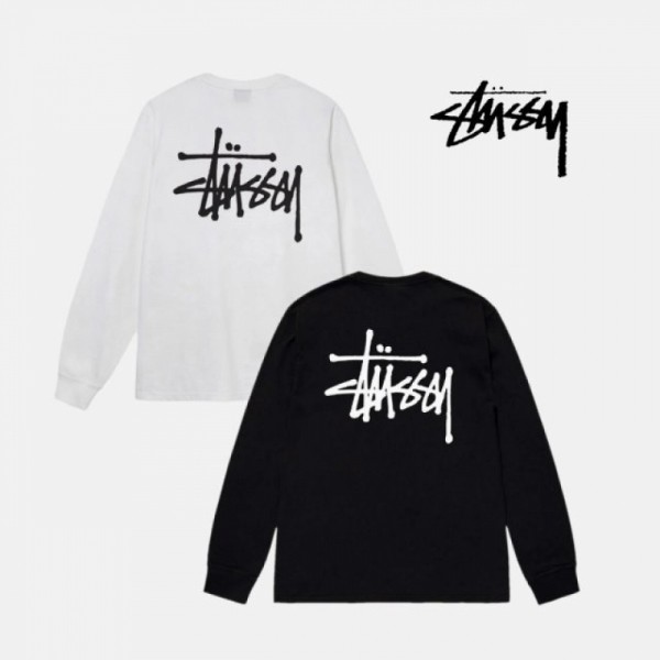 잇썸몰,스투시 베이직 로고 긴팔 티셔츠 롱슬리브 BASIC STUSSY TEE