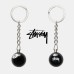 스투시 키링 8볼 키체인 당구공 키홀더 STUSSY 8 BALL KEYCHAIN