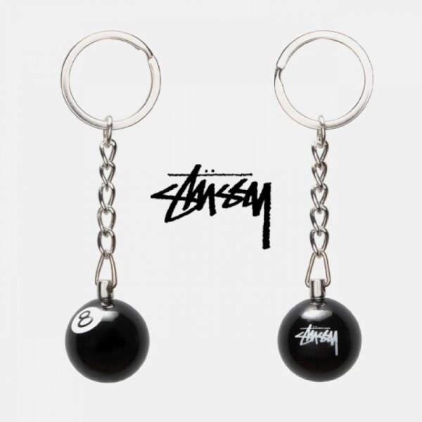 잇썸몰,스투시 키링 8볼 키체인 당구공 키홀더 STUSSY 8 BALL KEYCHAIN